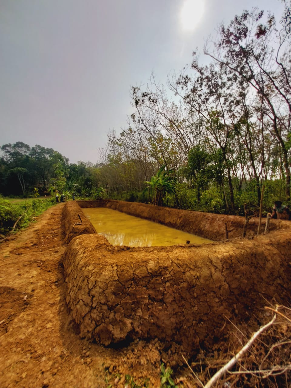MGNREGS Work – Farm Pond Construction