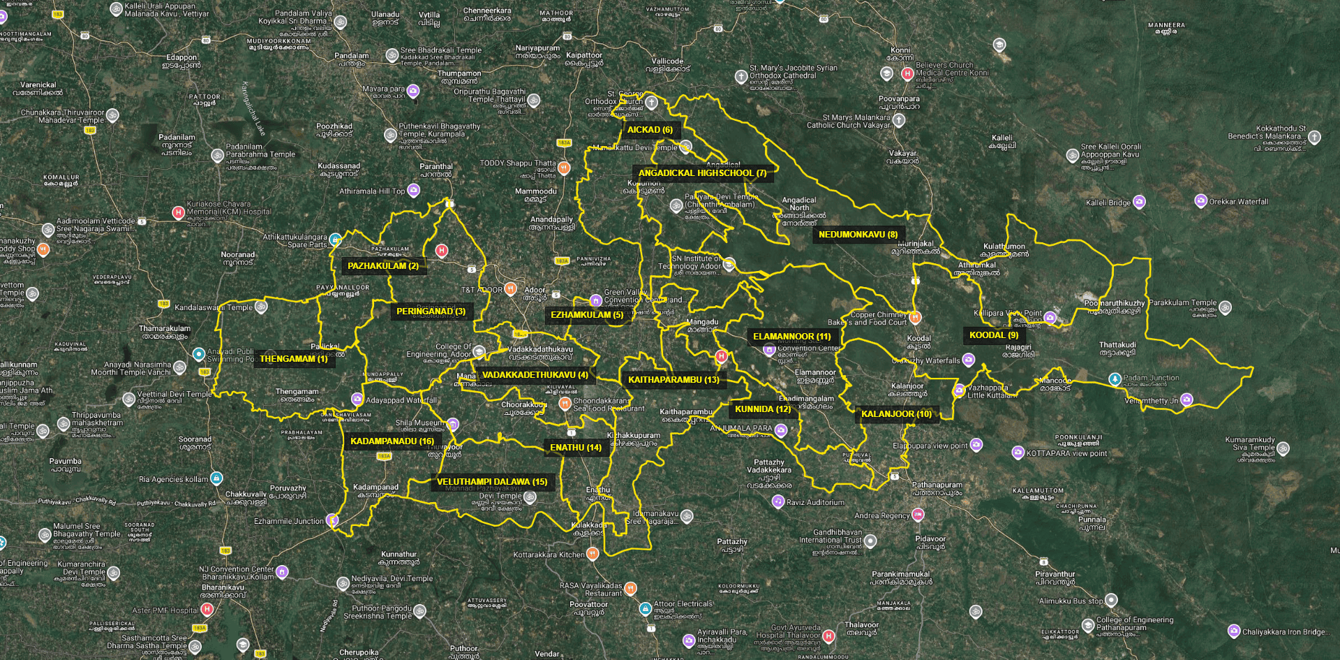 Parakkode bp map