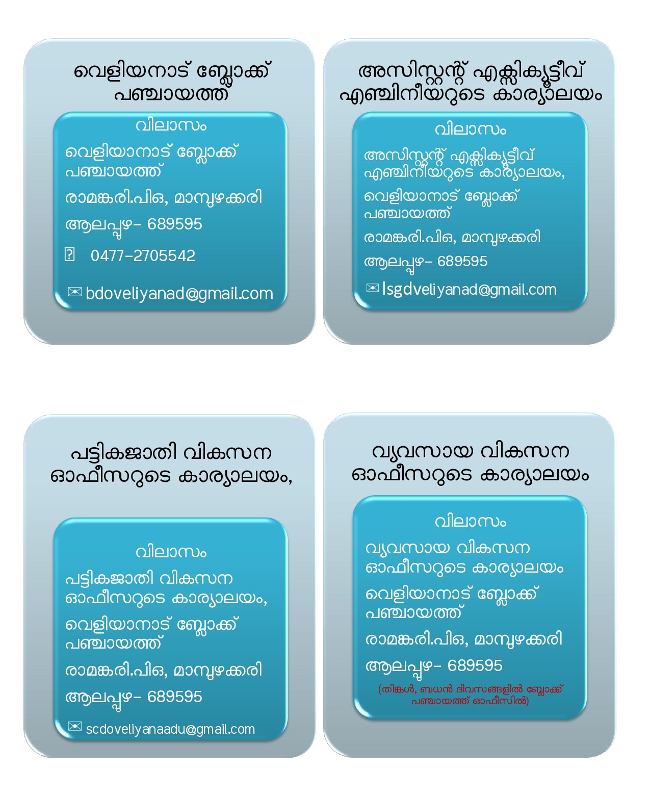 ഘടകസ്ഥാപനങ്ങള്‍