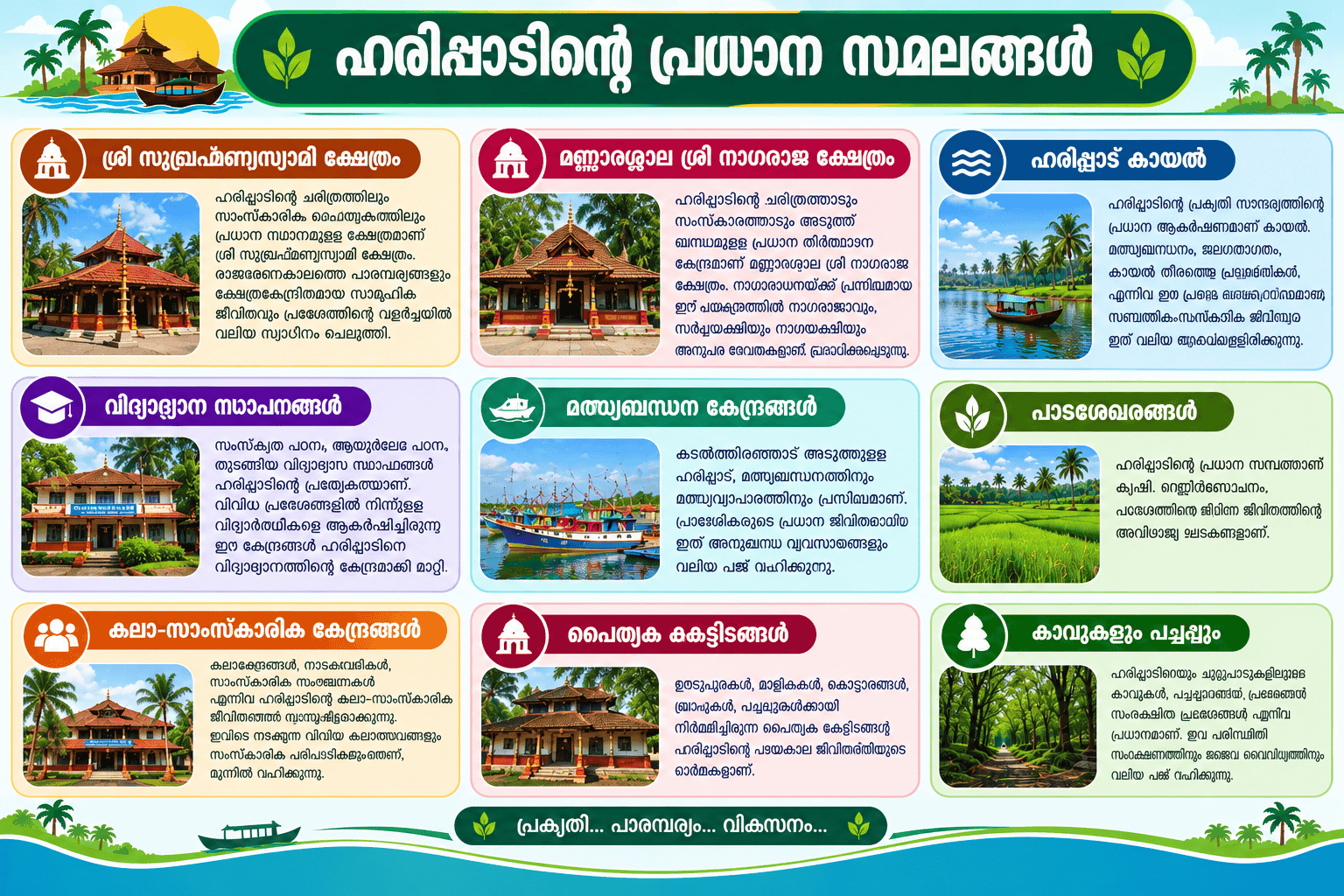 പ്രധാന സ്ഥലങ്ങള്‍