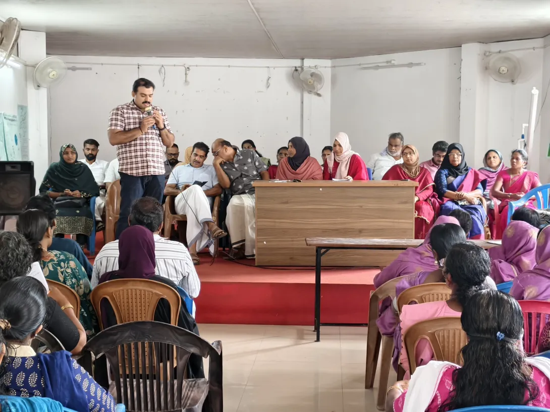 ആരോഗ്യഭേരി അനാമയ ജോബ് ഫെസ്റ്റ്  പള്ളിക്കൽ ഗ്രാമപഞ്ചായത്ത് തല യോഗം