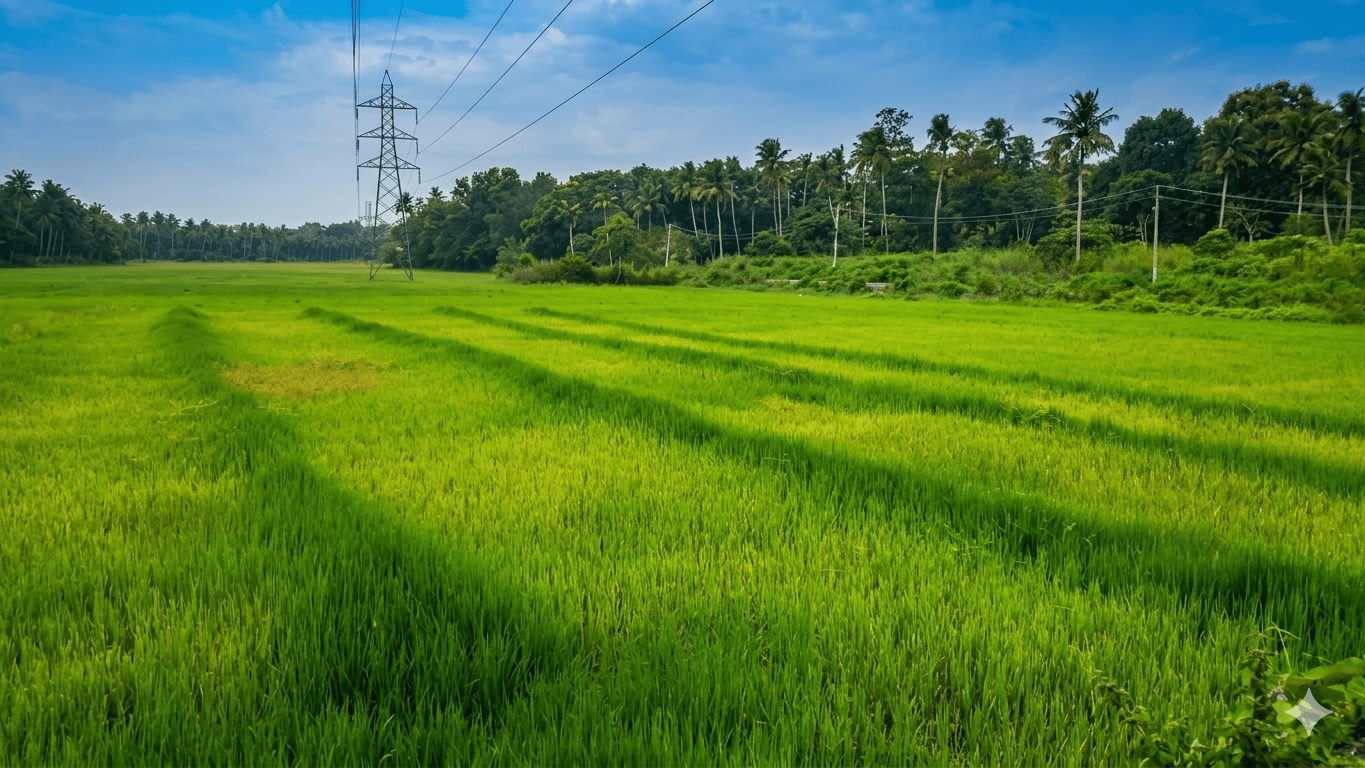 മുത്താന നെല്‍പാടം