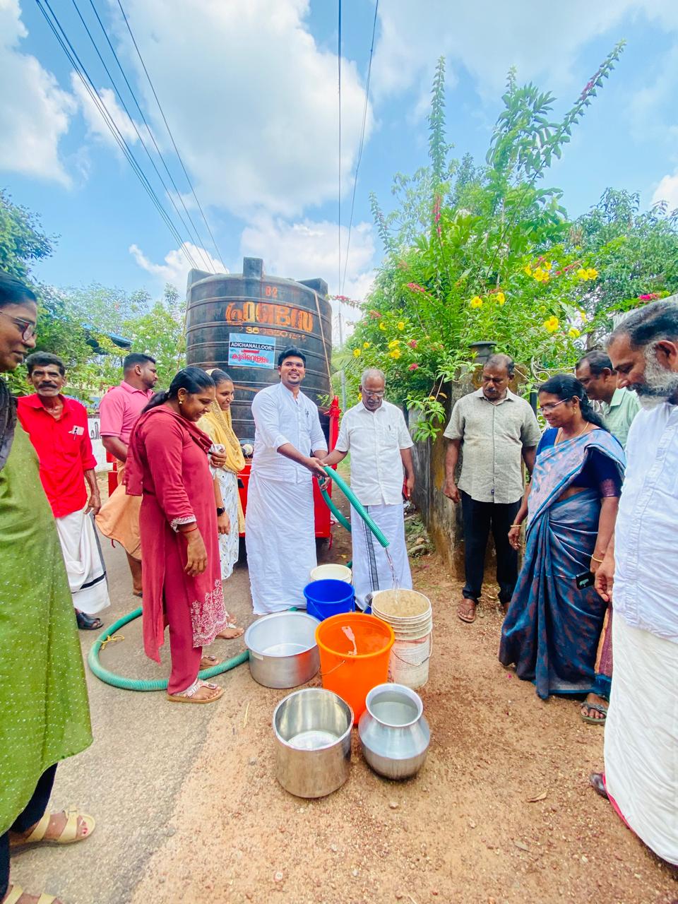 കുടിവെള്ള വിതരണം 