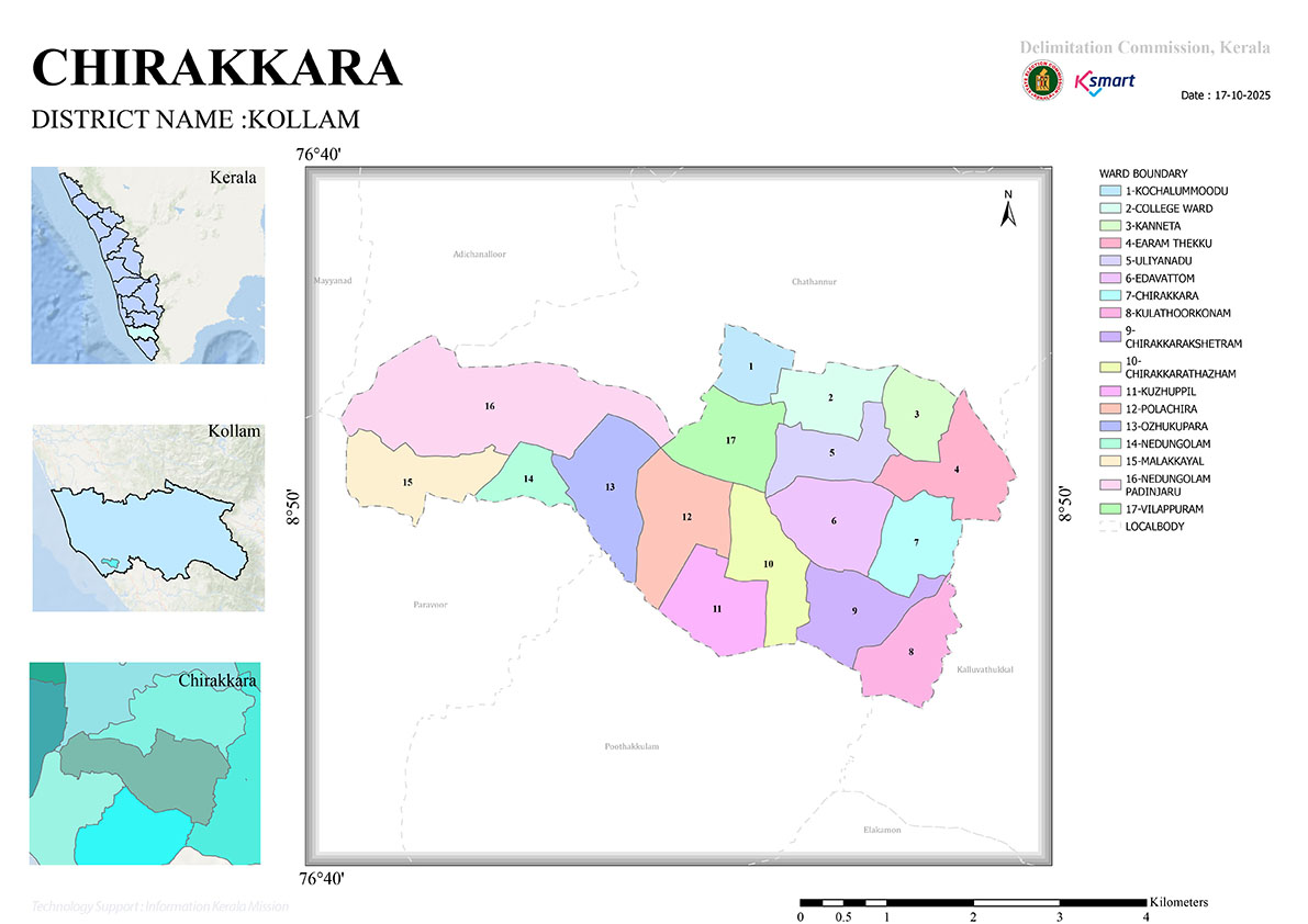 chirakkara gp Map