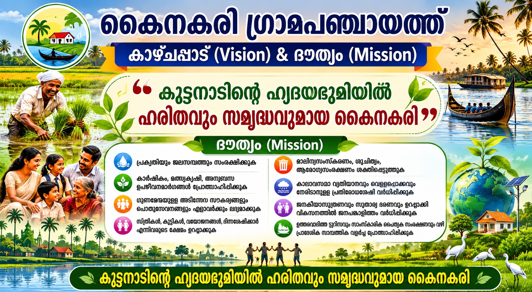 കാഴ്ചപ്പാടും ദൌത്യവും