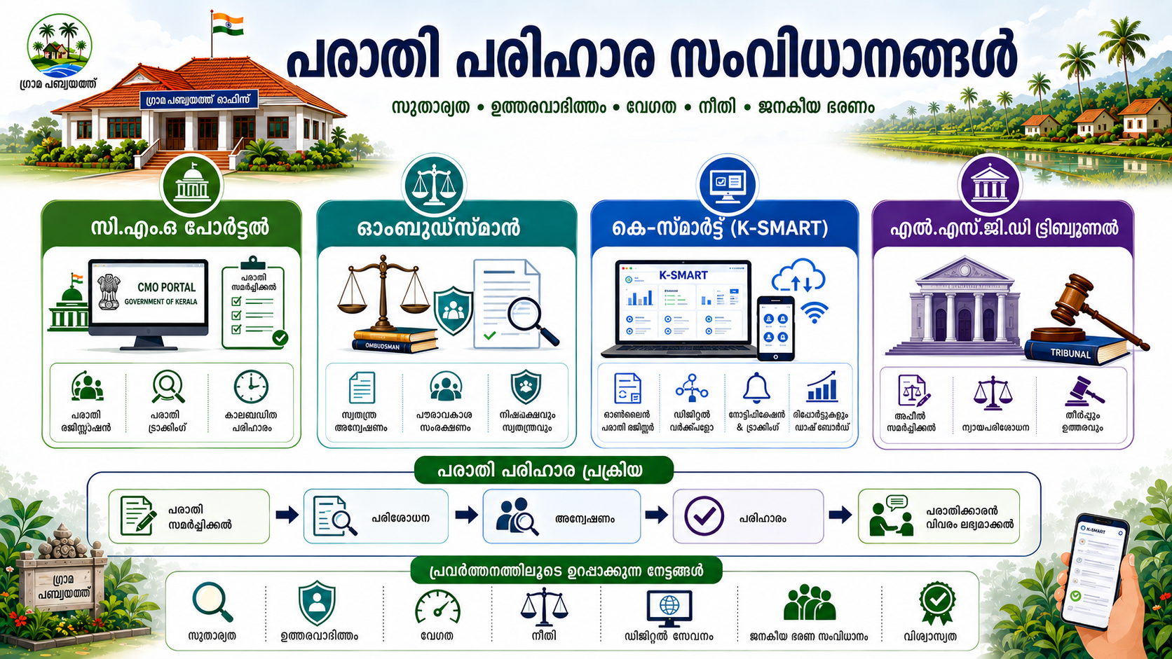 പരാതി പരിഹാര സംവിധാനങ്ങള്‍