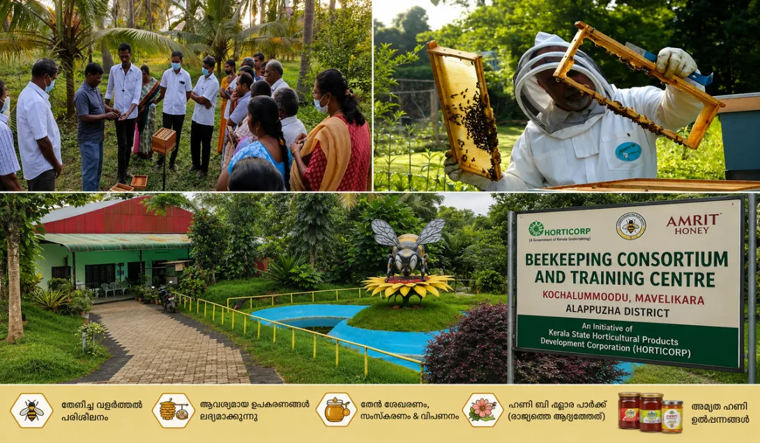 ബീ കീപ്പിംഗ് കൺസോർഷ്യം ആൻഡ് ട്രെയിനിംഗ് സെന്‍റര്‍, കൊച്ചാലുംമൂട് (മാവേലിക്കര)