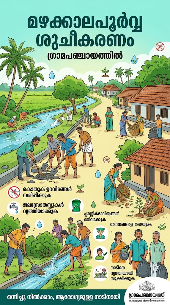 മഴക്കാലപൂര്‍വ്വ ശുചീകരണം