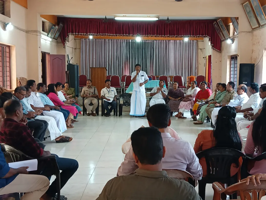ദുരന്ത നിവാരണ മാനേജ്മെന്റ് യോഗം-കുറവിലങ്ങാട്