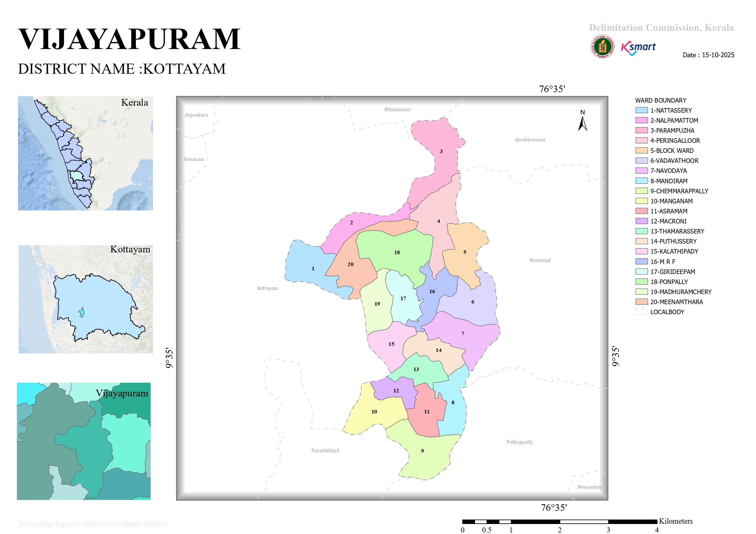 Vijayapuram Gramapanchayat Map 2026
