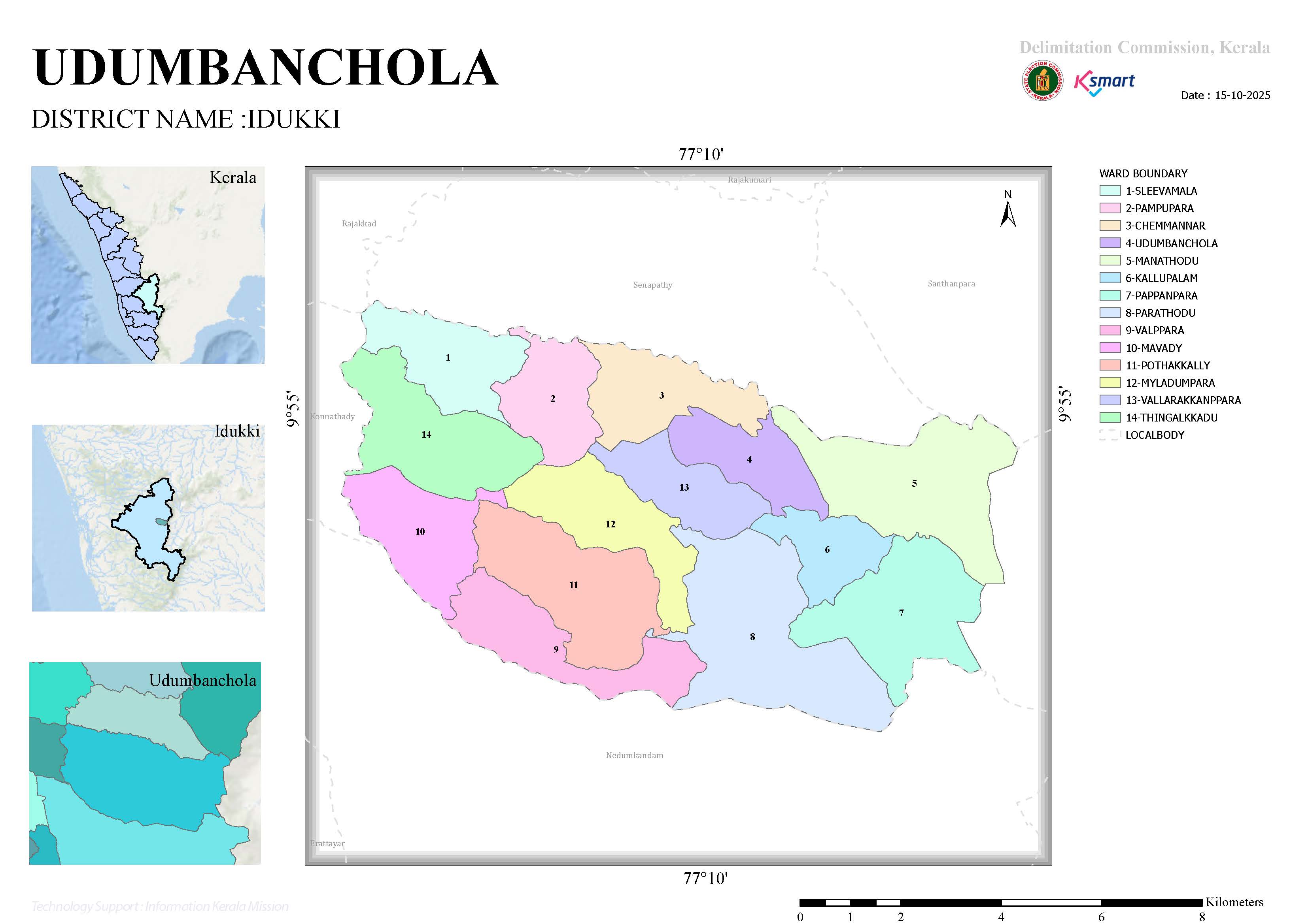 Udumbanchola Final Map 2026