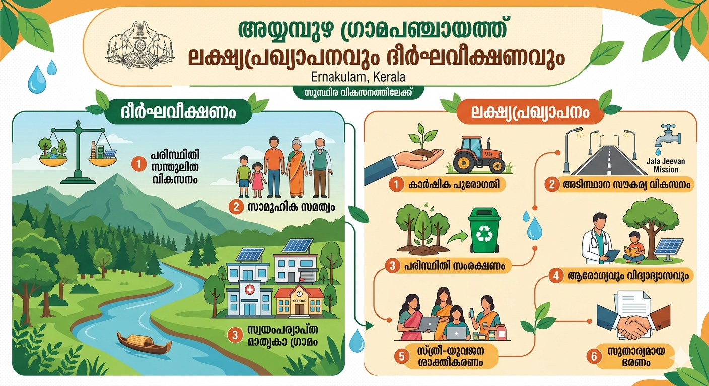 അയ്യമ്പുഴ ഗ്രാമപഞ്ചായത്ത് കാഴ്ചപ്പാടും ദൌത്യവും