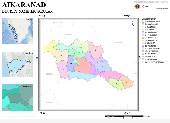 Aikkaranad GP Map