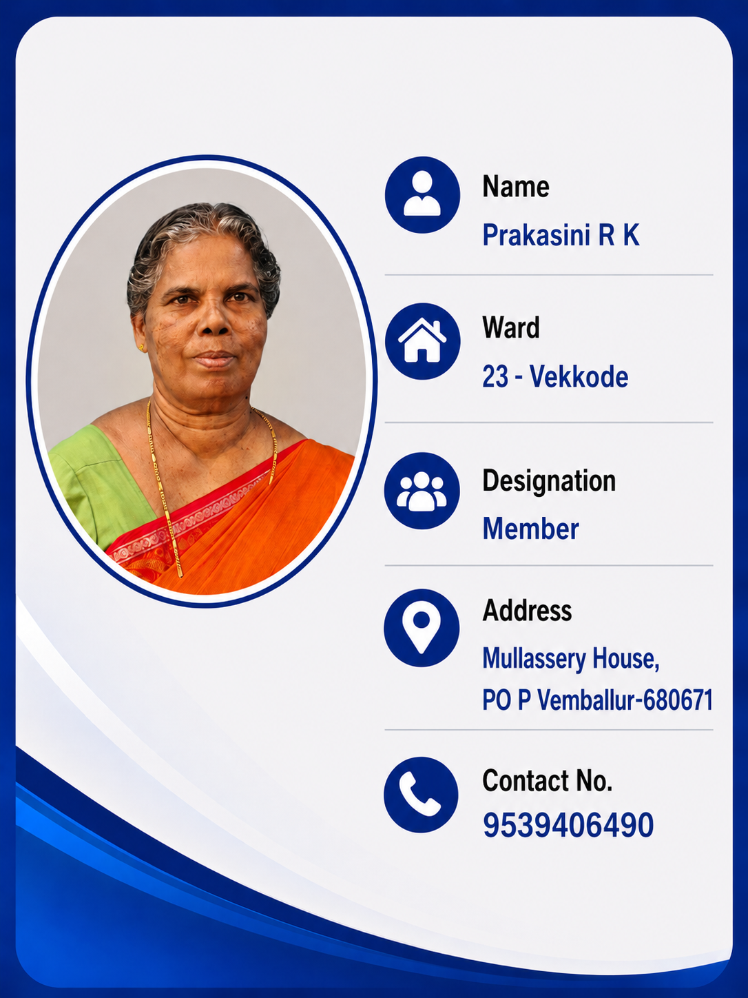 Prakasini R K