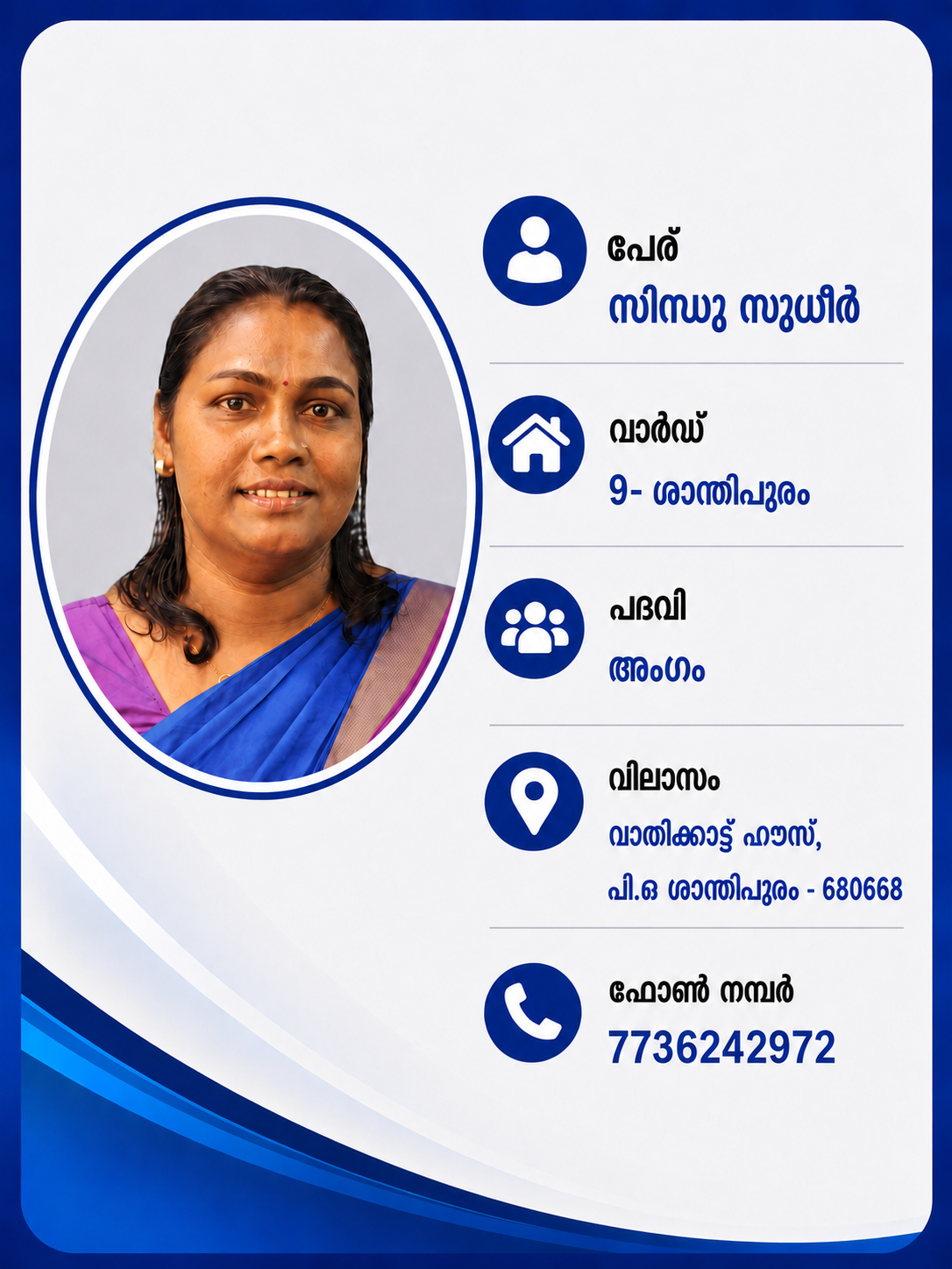 സിന്ധു സുധീർ