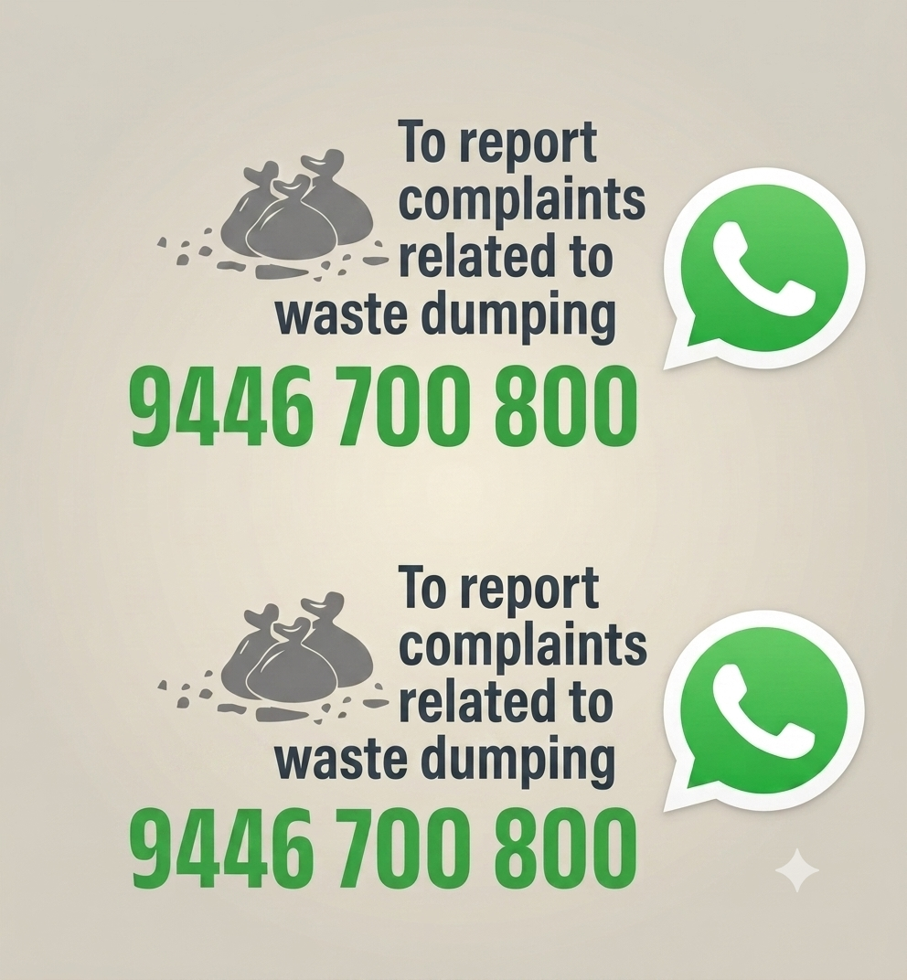 To Report Complaints related Waste Dumping 