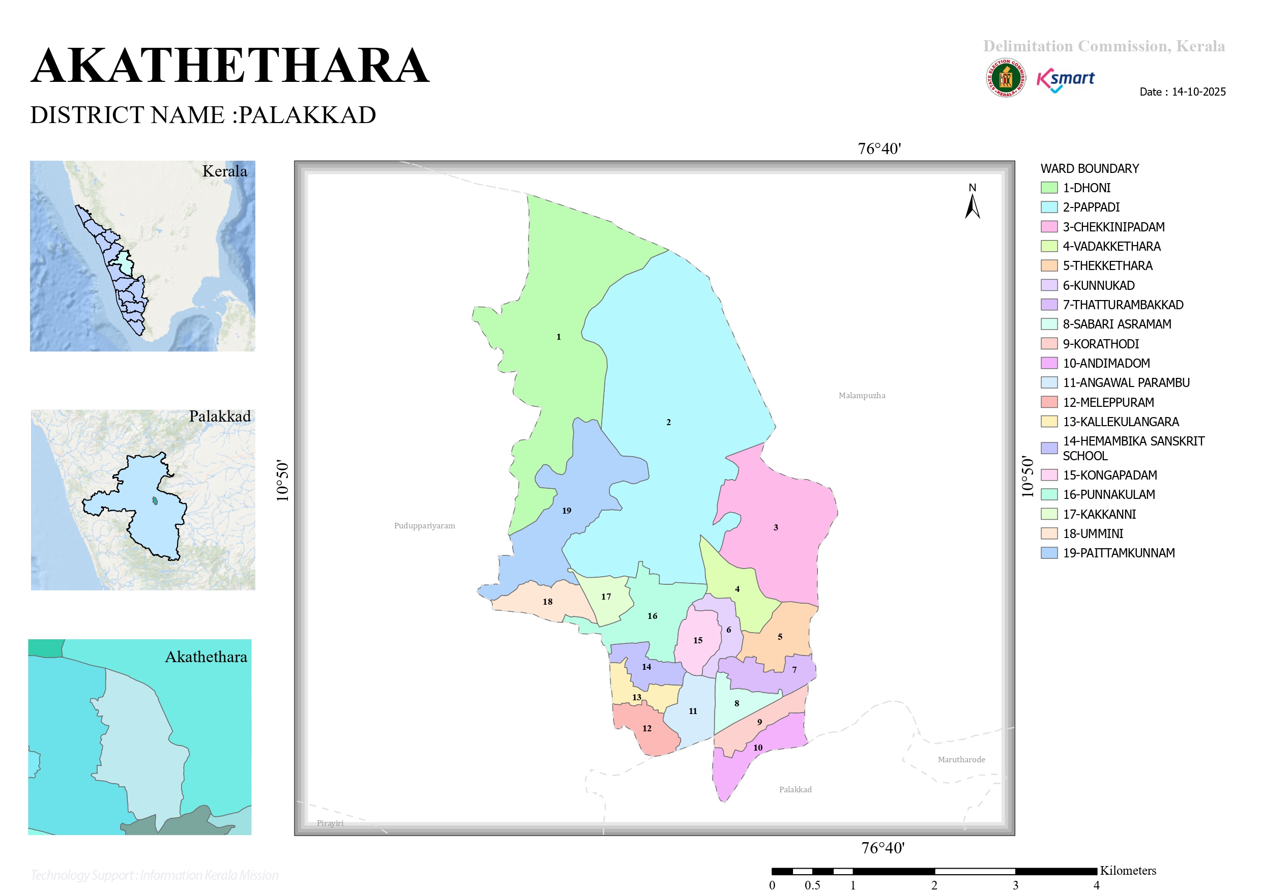 Ward Boundary Map
