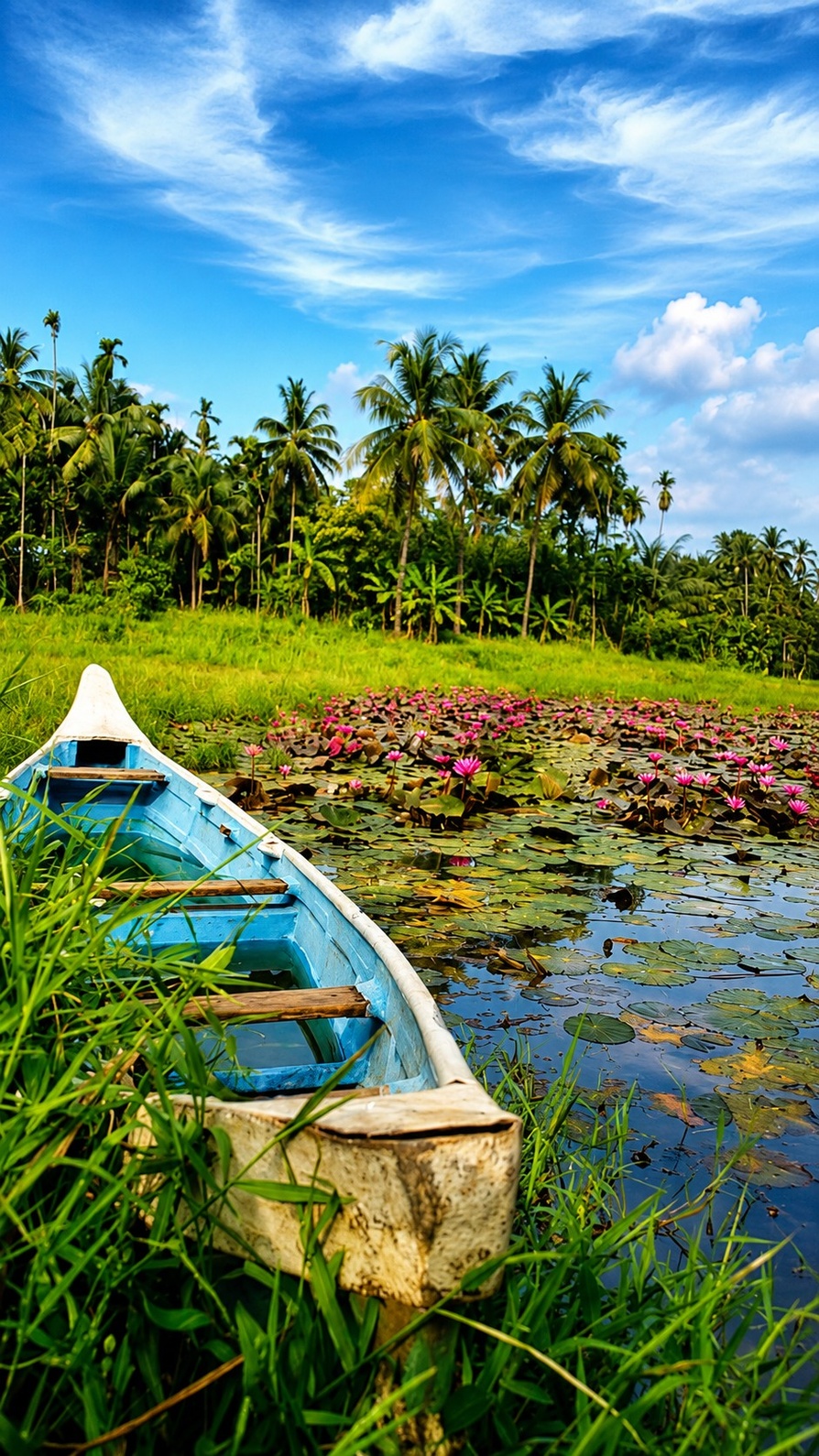 വാഴക്കാട് ആമ്പൽ പാടങ്ങൾ