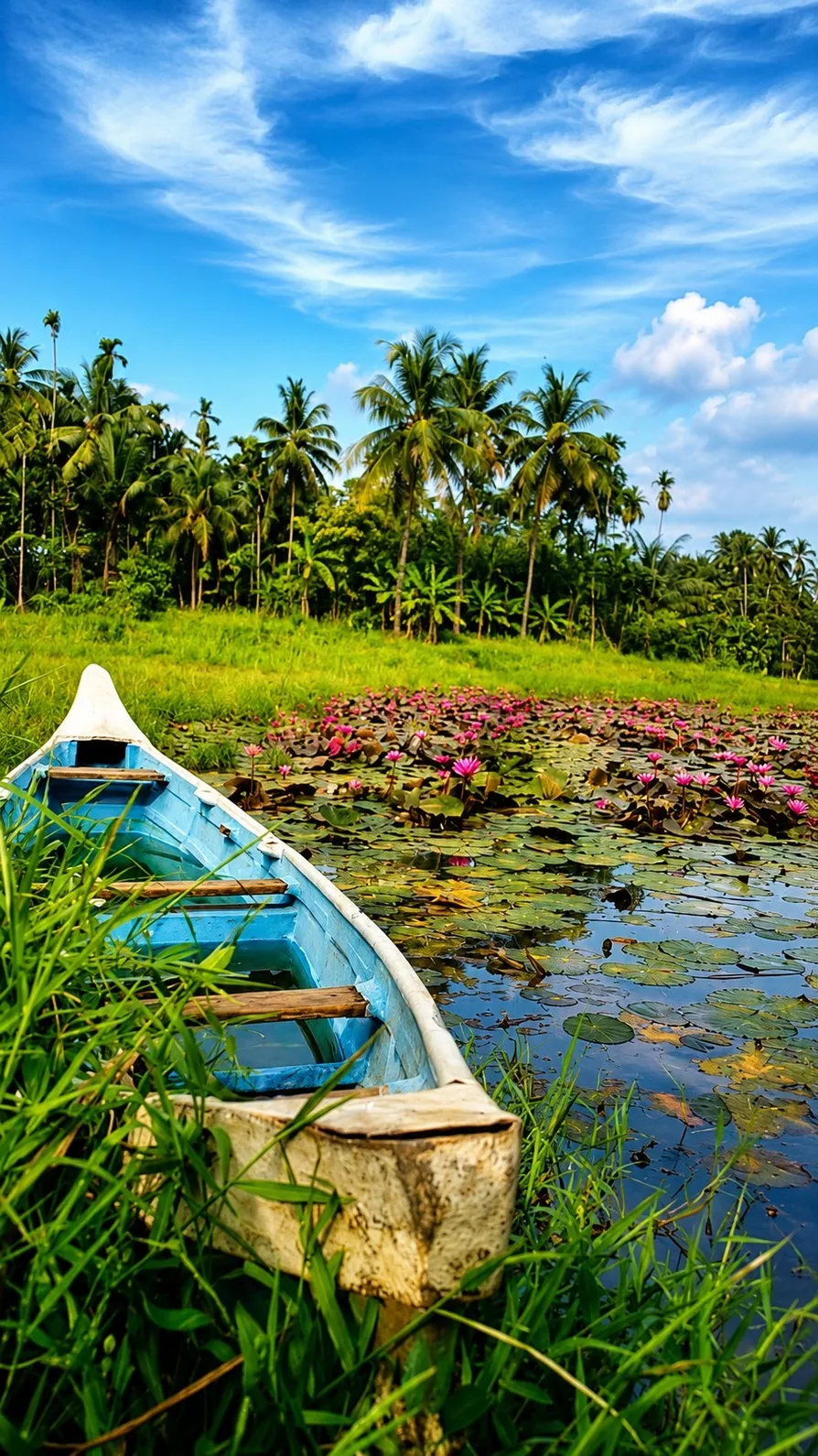 വാഴക്കാട് ആമ്പൽ പാടങ്ങൾ