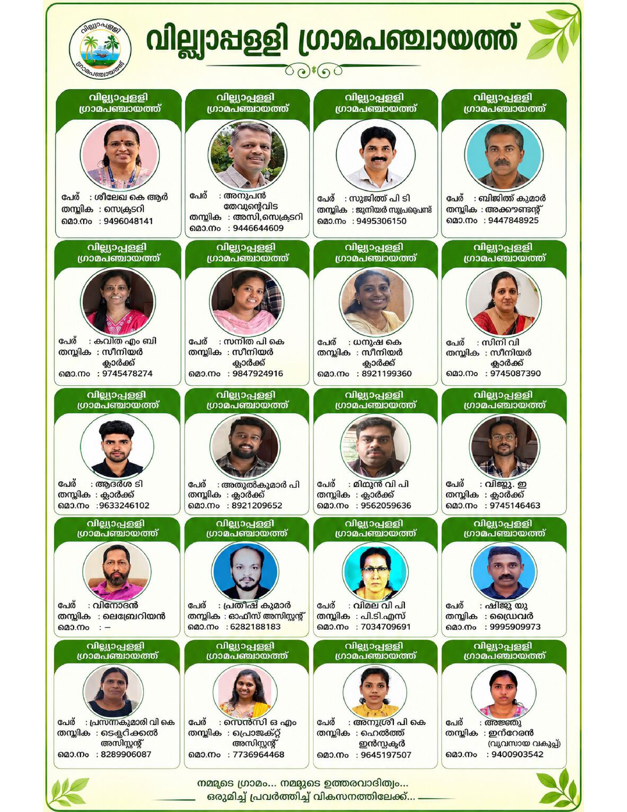 ജീവനക്കാർ