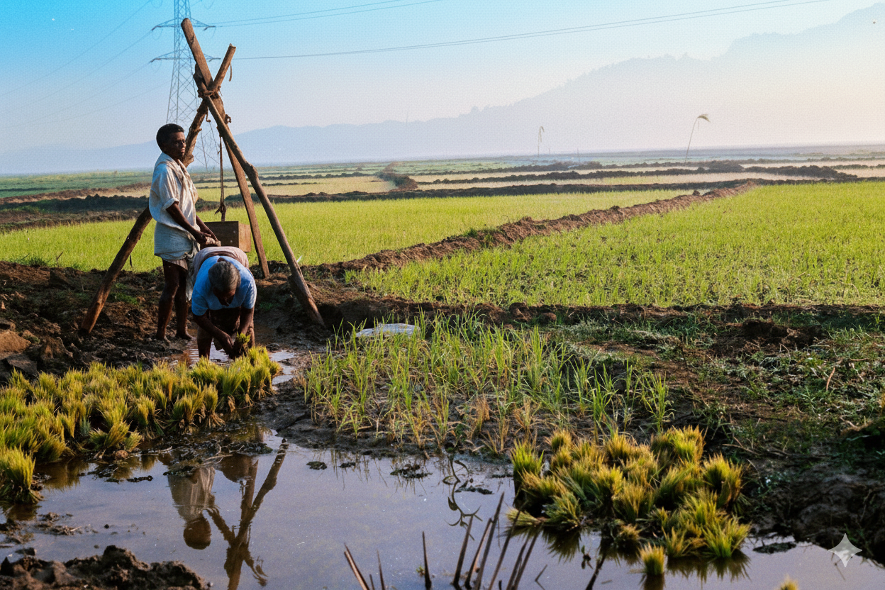 Paddy  cultivation