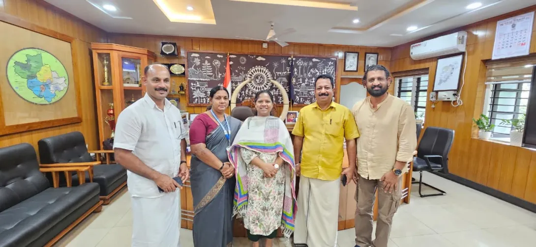 കെയർ പദ്ധതിക്ക് ജില്ലാ കലക്ടറുടെ അഭിനന്ദനം 