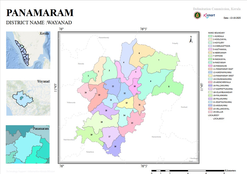 Ward map
