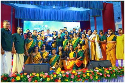 സ്വരാജ്ട്രഫി 2024-25 ജില്ലയിൽ രണ്ടാം സ്ഥാനം
