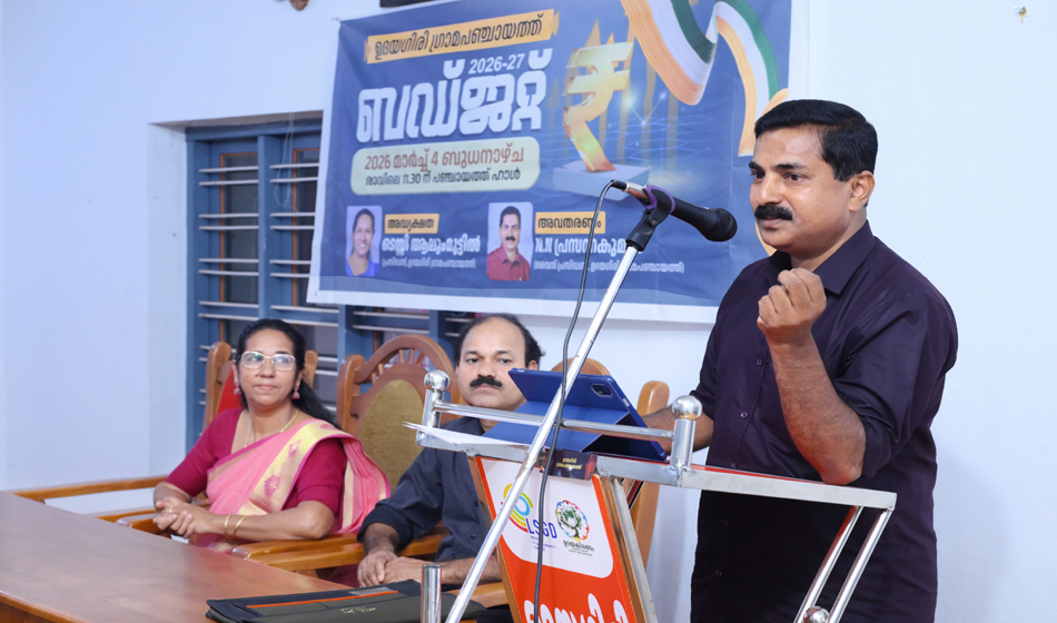 ബജറ്റ് അവതരണം