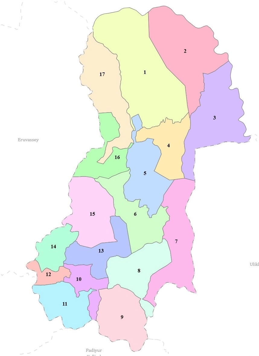 പയ്യാവൂർ ഗ്രാമപഞ്ചായത്ത് ഭൂപടം