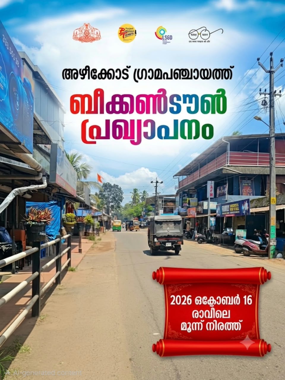 ബീക്കണ്‍ ടൌണ്‍ പ്രഖ്യാപനം