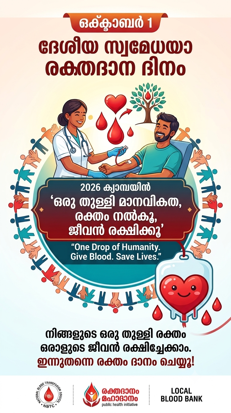 National Voluntary Blood Donation Day