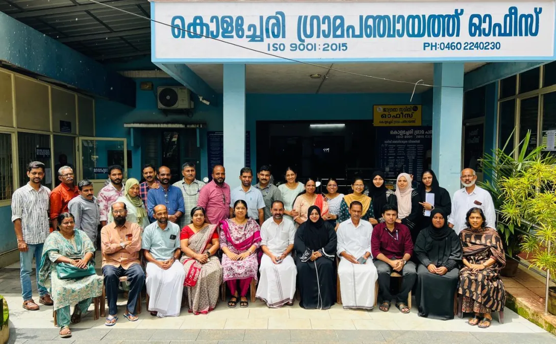 ബ്ലോക്ക് പഞ്ചായത്തംഗങ്ങളും ജീവനക്കാരും 10.06.2026 ന് കൊളച്ചേരി പഞ്ചായത്ത് സന്ദർശനം നടത്തിയപ്പോൾ