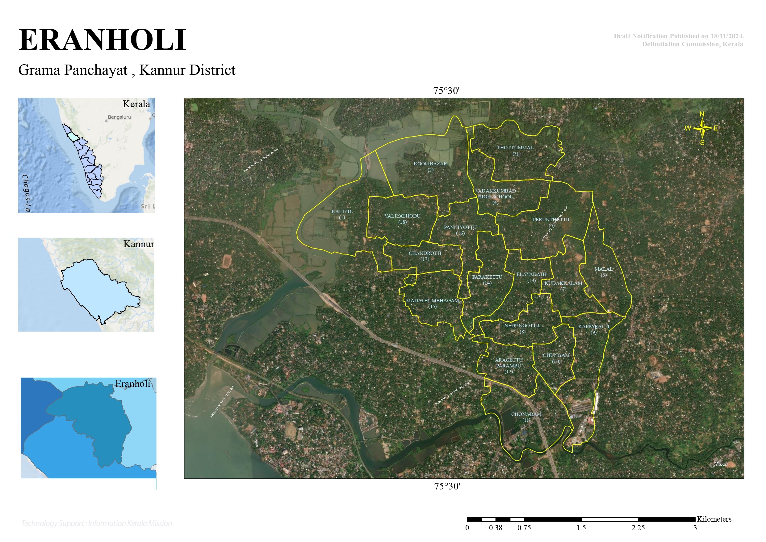 Eranholi Map