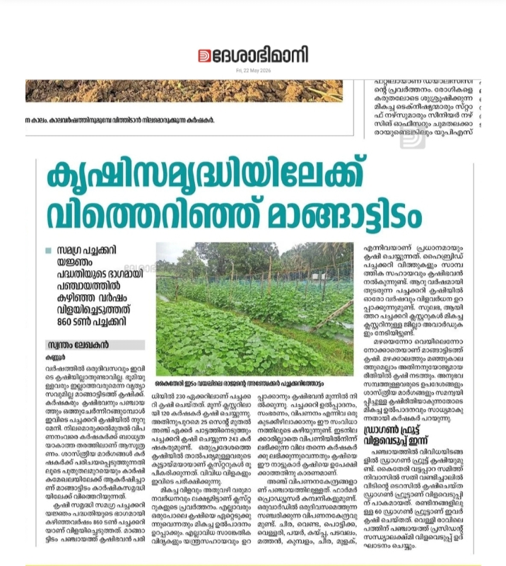 പച്ചക്കറി കൃഷി