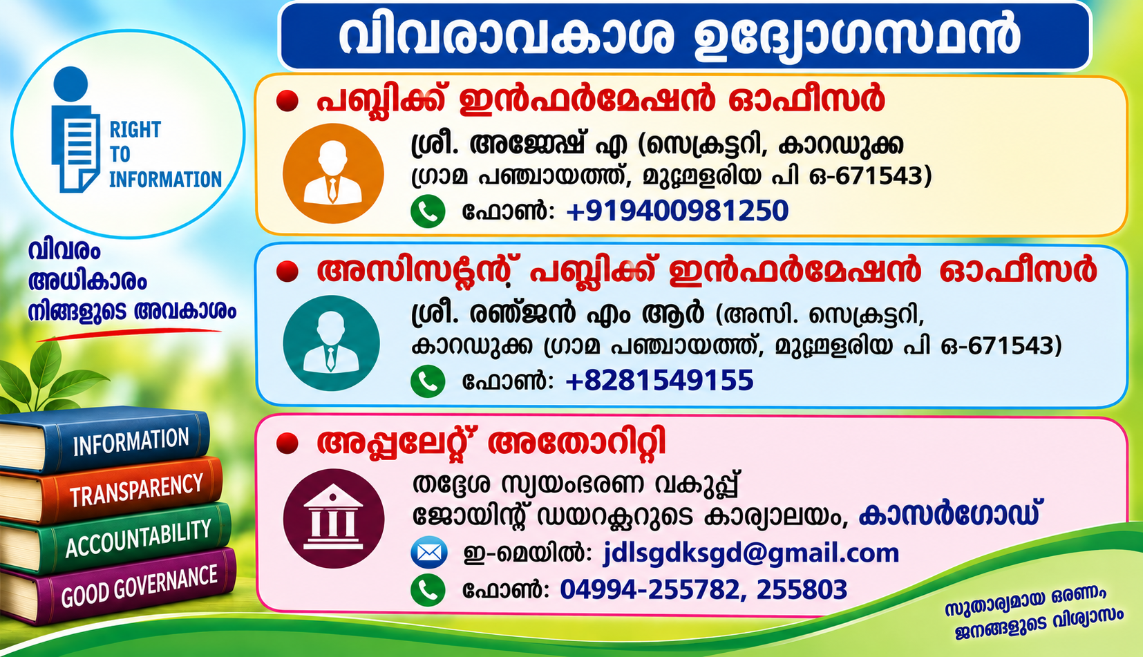 വിവരാവകാശ ഉദ്യോഗസ്ഥൻ